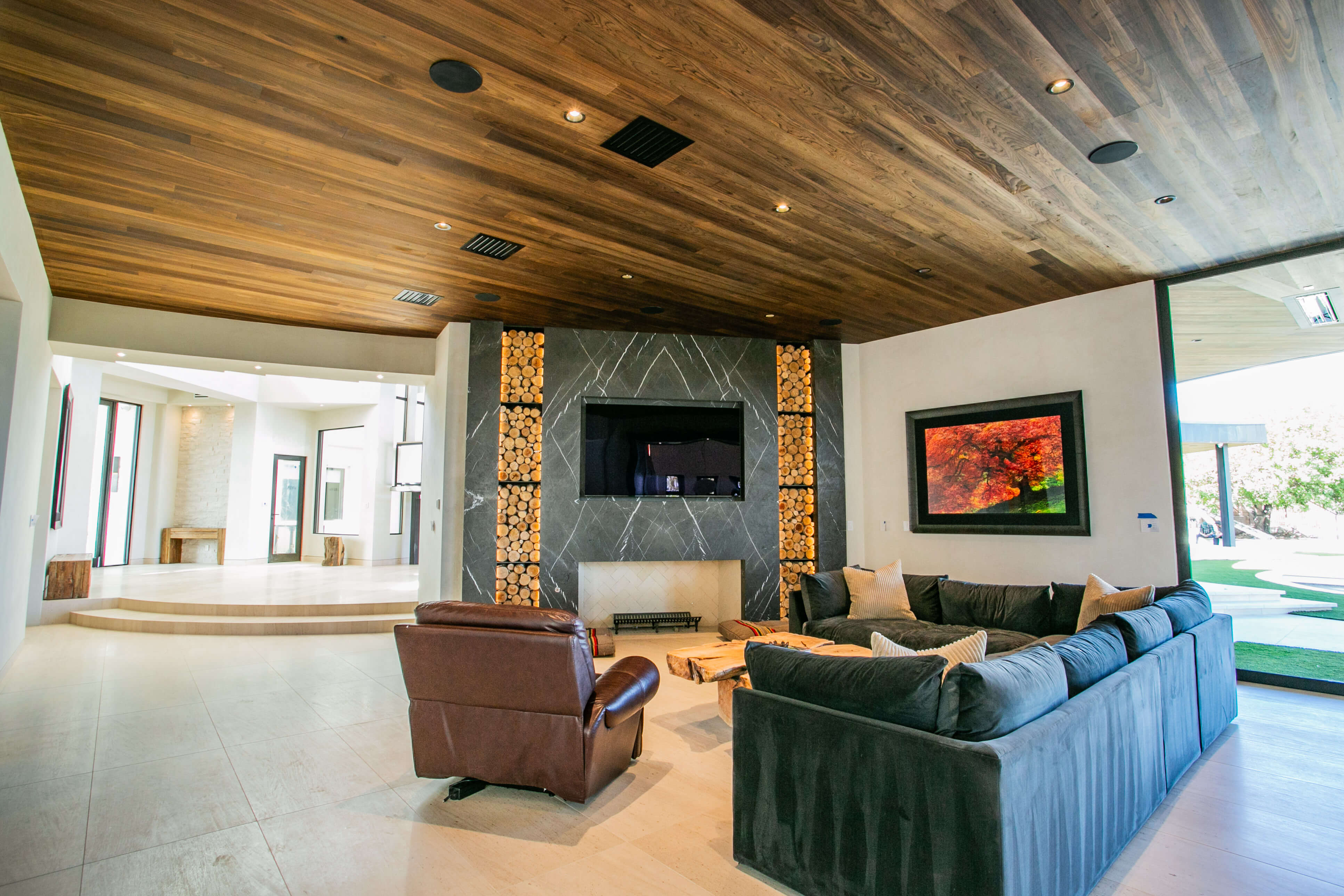 Americana Thermally Modified Pennsylvania Poplar ceilings, eaves, & Decking