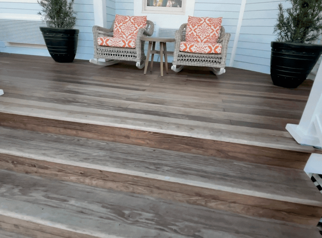 Americana Thermally Modified Hardwood Porch Flooring
