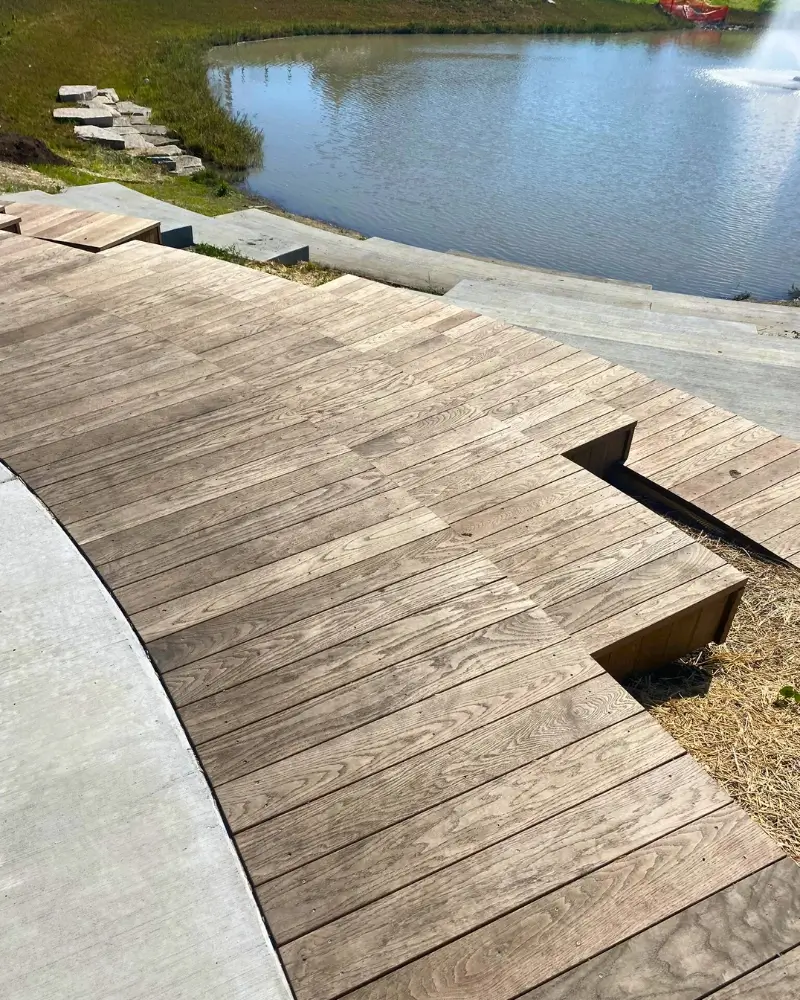 Americana Thermally Modified porch flooring