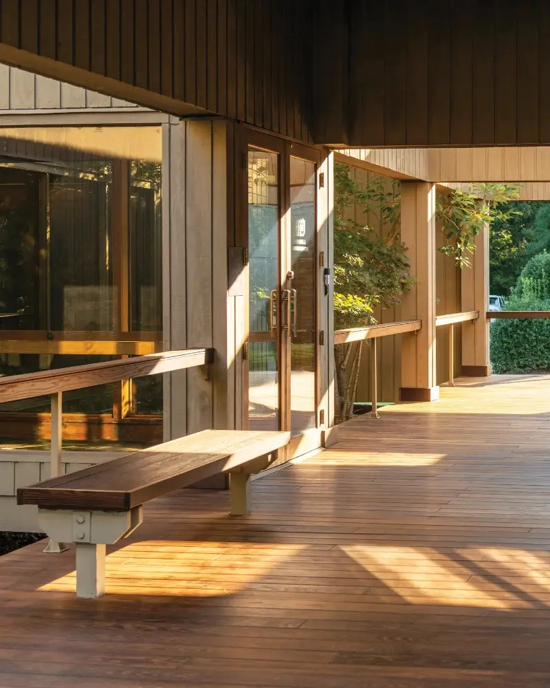 Architectural grade thermally modified Red Oak siding board