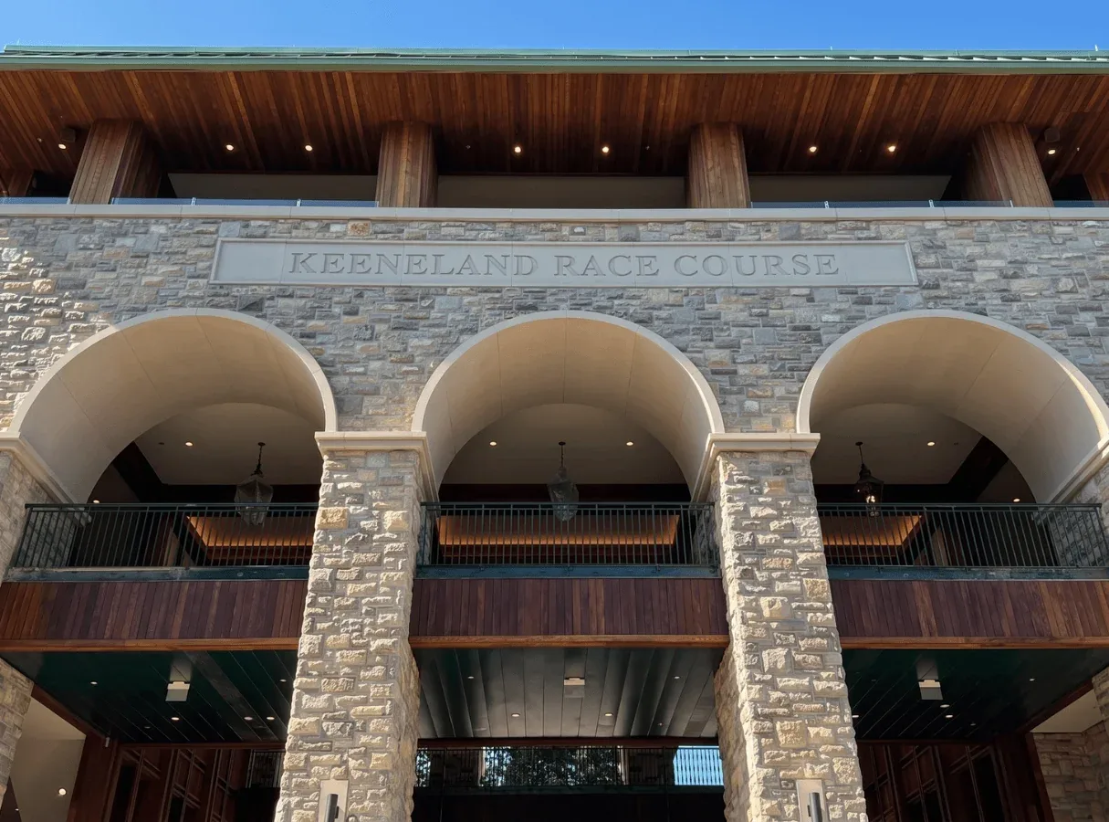 Keeneland Race Course thermally modified wood siding